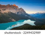 Morning over Peyto Lake in Canada