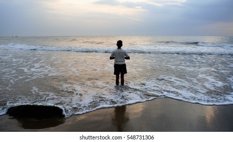 Morning, Pondicherry Beach