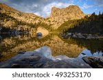 "Morning Reflections in Cliff Lake."  Bridger-Teton National Forest, Wyoming.