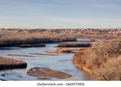 Morning At The Rio Grande River In Albuquerque