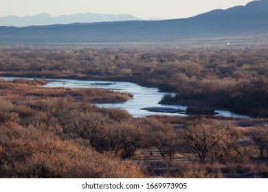 Morning At The Rio Grande River In Albuquerque