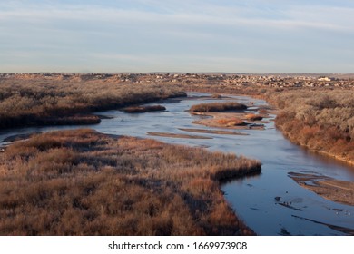 Morning At The Rio Grande River In Albuquerque