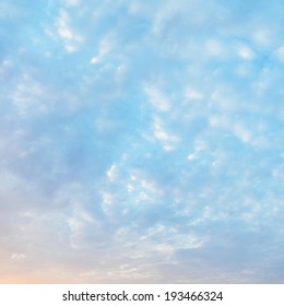 Morning Sky At Sunrise