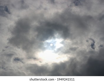 The Morning Sun Emerging From The Storm Clouds