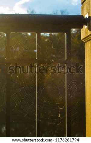 Similar – Image, Stock Photo yard gate Door Gate