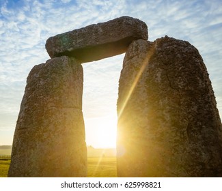 Morning Sun Through a Stonehenge Arch