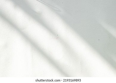 morning sunlight shadow on beautiful abstract white concrete wal