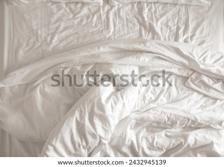 Similar – Image, Stock Photo Good morning Bed Bedroom