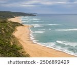 Morning view from the Johanna Beach Great Ocean Walk campground - Johanna, Victoria, Australia