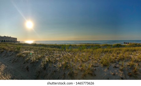 Morning View From Ocean City, NJ Boardwalk, With Music Pier