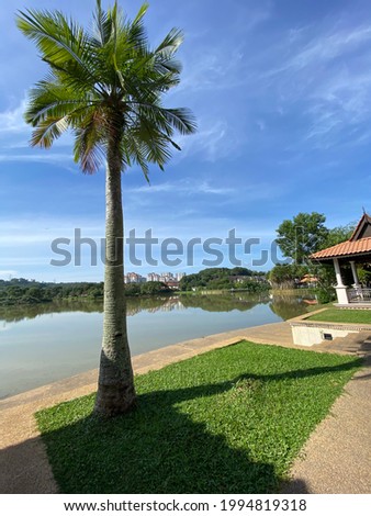 Morning View of Putrajaya presint 1 Lake