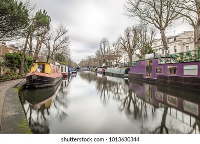 Morning View Of Regents Canal, London, UK