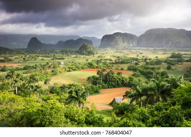 Morning View To Vinales Valley, Cuba.