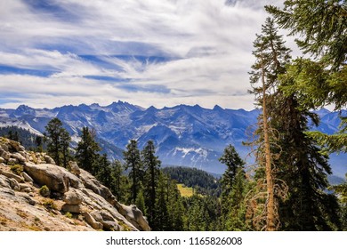 Morning Views On The Way To Alta Peak In Sequoia National Park, Sierra Nevada Mountains, California