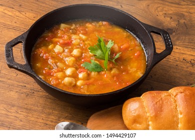 Moroccan Chickpea Beans Soup Food