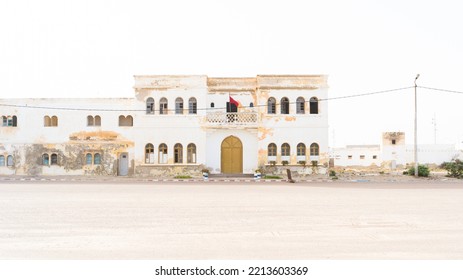 Moroccan Institutional Building In The City Of Tarfaya, Known Because Antoine De Saint Exupery Lived There.