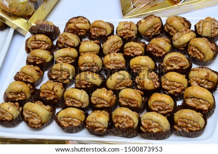 Moroccan sweets. Offers in holidays and weddings