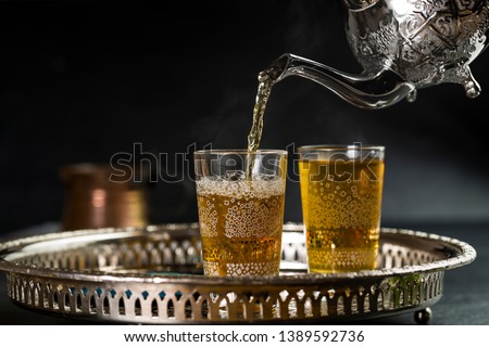 Moroccan tea from popular drinks in the Maghreb