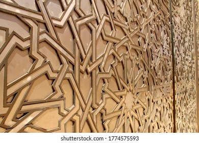 Morocco. Arabic patterns. Fragments of classical architecture and art 