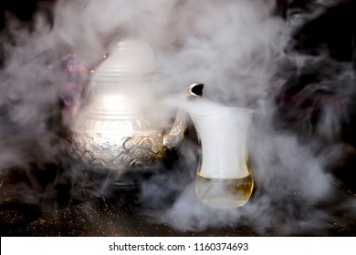 In Morocco  Drinking Tea Is A Way Of Life, Symbol Of Eastern Culture. Traditional Morrocan Tea Is Green Tea, Specifically Chinese Gunpowder Tea. It’s Brewed With Fresh Mint And Plenty Of Sugar. 