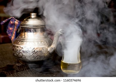 In Morocco  Drinking Tea Is A Way Of Life, Symbol Of Eastern Culture. Traditional Morrocan Tea Is Green Tea, Specifically Chinese Gunpowder Tea. It’s Brewed With Fresh Mint And Plenty Of Sugar. 