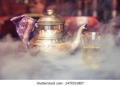 In Morocco  Drinking Tea Is A Way Of Life, Symbol Of Eastern Culture. Traditional Morrocan Tea Is Green Tea, Specifically Chinese Gunpowder Tea. It’s Brewed With Fresh Mint And Plenty Of Sugar. 