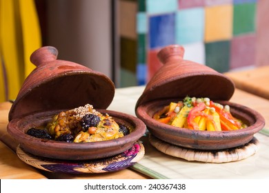 الطبخ المغربي الطحين المغربي Morocco-typical-dish-meat-vegetable-260nw-240367438