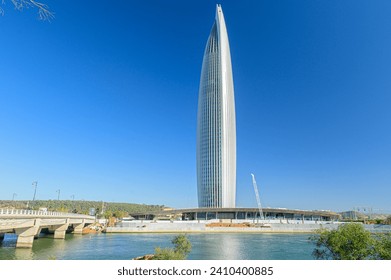 Morocco_Mohammed VI Tower_bouregreg River_Maroc_Tour Mohammed VI_Rivière Bouregreg