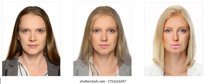 Morphing Example - 2 People On A Fake ID Card