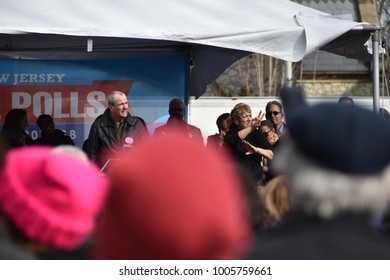 Morristown, NJ/US – January 20, 2018: New Jersey Governor Phil Murphy Addresses The Women's March On New Jersey