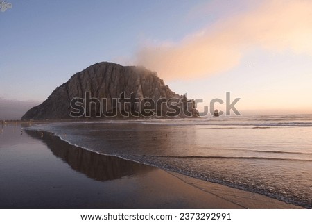 Morro Bay seaside in California