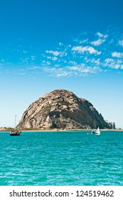 Morro Rock In Morro Bay, California