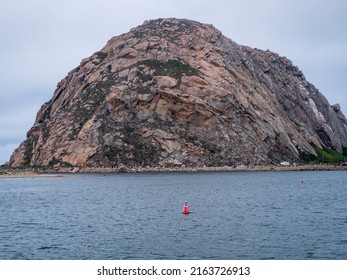 Morro Rock In Cloudy Day