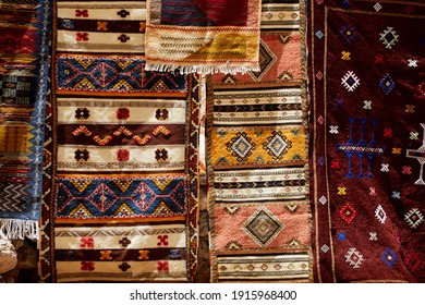 Morrocan Rugs At A Craft Market