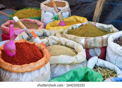 Morrocan Spices, Herbs And Colors