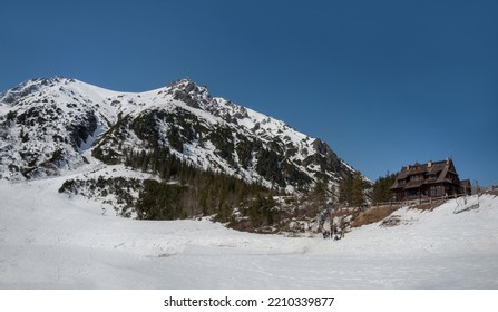 Morskie Oko Lake In Winter Poland