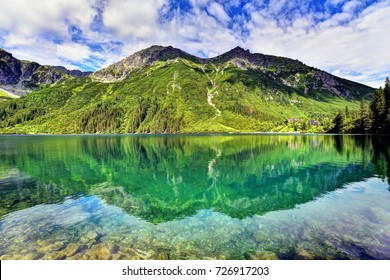 モルスキーオコはポーランド タトラ山脈の中で最も深い湖で 4番目に深い湖です の写真素材 今すぐ編集