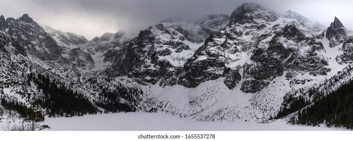 Morskie Oko  - Winter Panorama Of Tatras