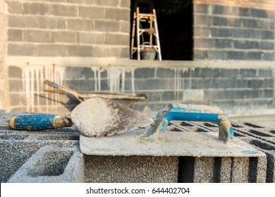 Mortar Tool Construction Site Stock Photo 644402704 | Shutterstock