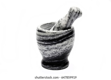 Mortar utensil used to crush various substances