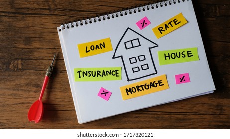 mortgage, loan, house, finance, payment - financial Insurance & business concept.