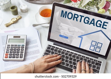 Mortgage Property Login Page Web Graphic Concept - Shutterstock ID 502709329