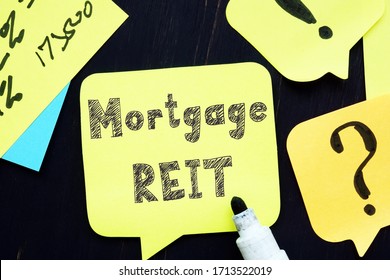 Mortgage REIT Inscription On The Page.