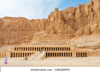 Mortuary Temple of Queen Hatshepsut. West Bank, Luxor, Nile Valley, Egypt