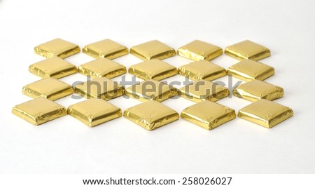 Mosaic gold tiles 