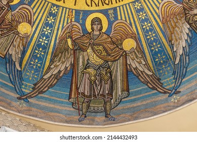 Mosaic icon of Saint Archangel Michael