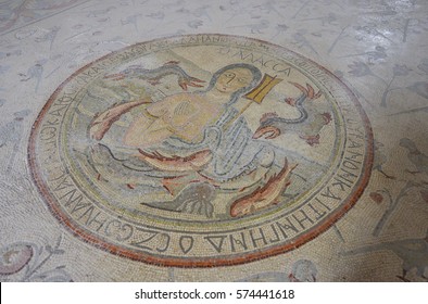 Mosaic In Madaba, Jordan