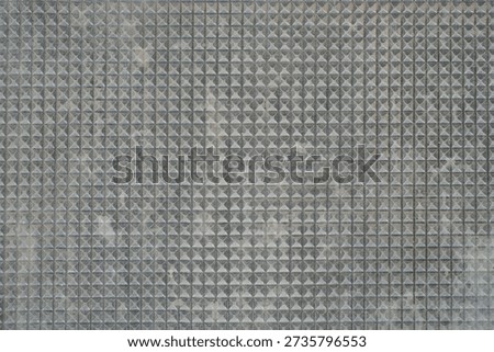 mosaic pattern on a dirty window glass                                           