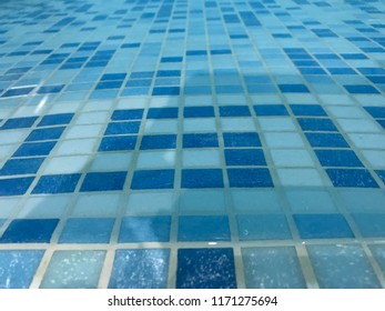 Mosaic Tile Under Pool Blue Light Stock Photo 1171275694 | Shutterstock