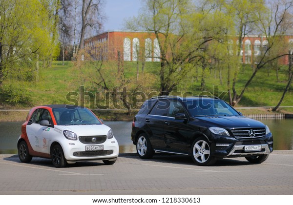 Moscow Apr 30 18 Black Mercedes Stock Photo Edit Now